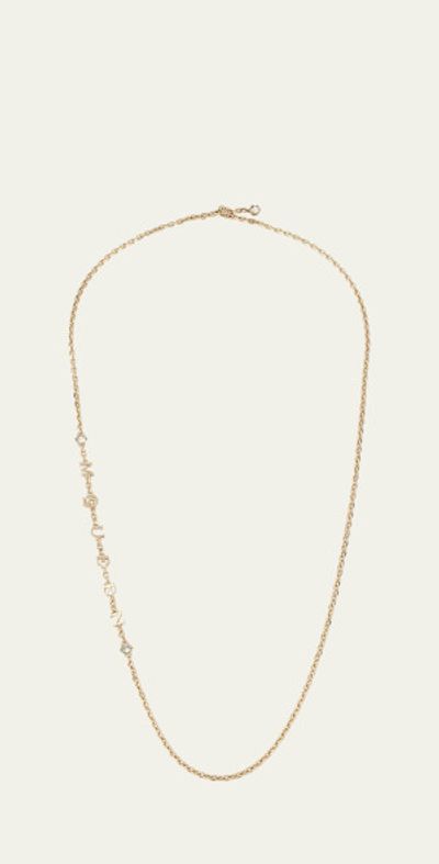 McQueen McQueen Logo Necklace