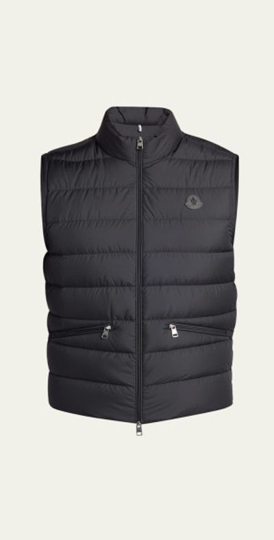 Moncler Men's Treompan Nylon Down Puffer Vest