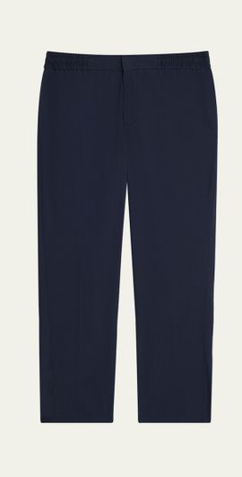 Orlebar Brown Men's Tailored Fit Italian Seersucker Flat-Front Trousers