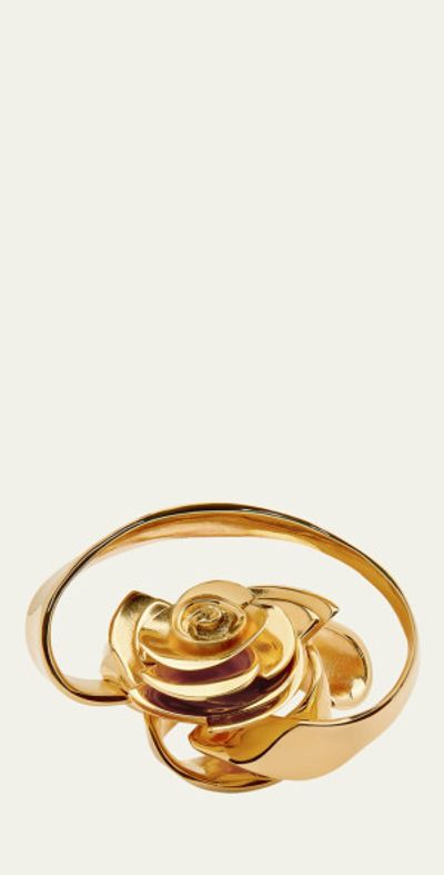 Oscar de la Renta Geometric Rose Ring