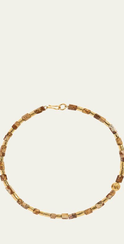 Pamela Love Valentine Necklace with Jasper