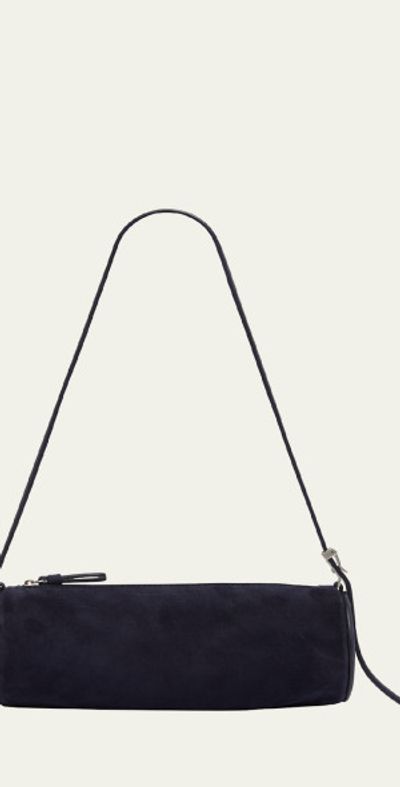 Proenza Schouler Silo Zip Suede & Leather Shoulder Bag