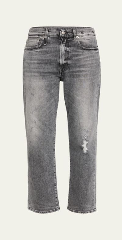 R13 Cropped Boyfriend Jeans