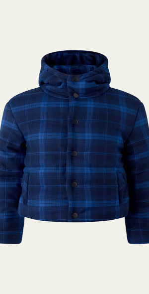 Rachel Riley - Boy's Check-Print Puffer Jacket