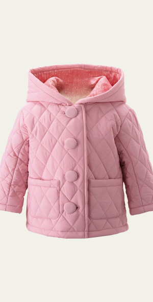 Rachel Riley - Girl's Hooded Quilted Jacket