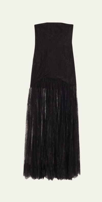 Retrofete - Jeanette Strapless Lace Dress