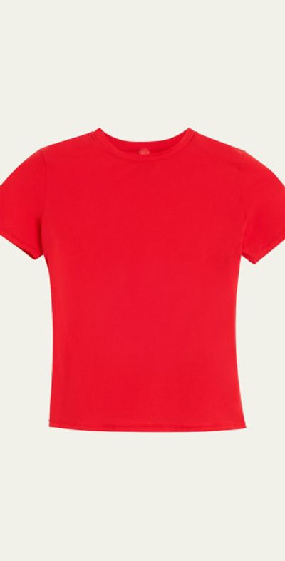 SKIMS Fits Everybody Short-Sleeve Crewneck T-Shirt