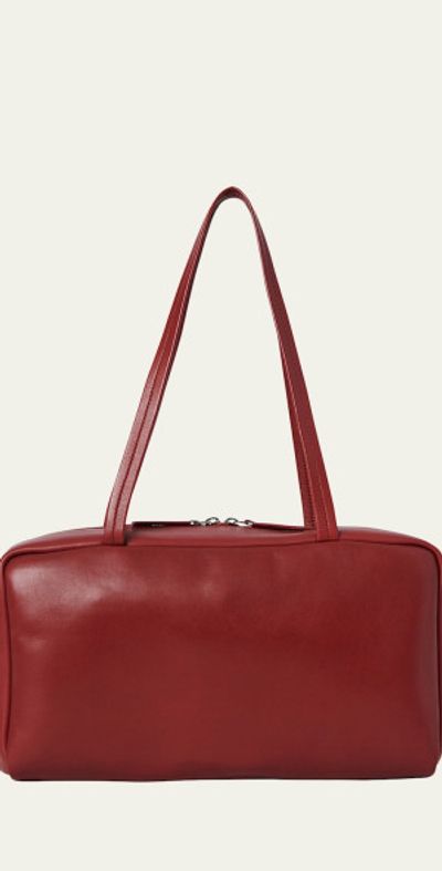 THE ROW Astra Bowling Shoulder Bag in Napa Leather