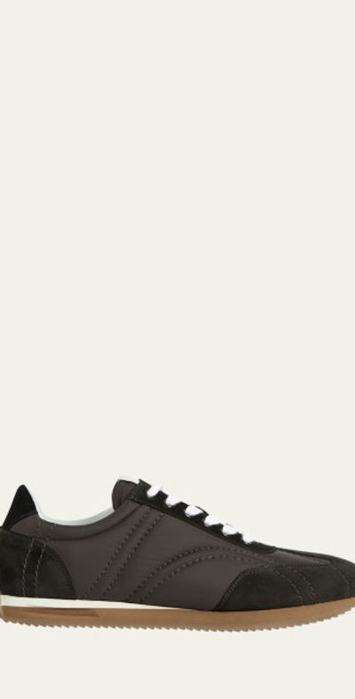 Toteme Suede Retro Runner Sneakers