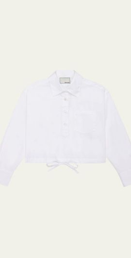 WE-AR4 Long-Sleeve Drawstring Cotton Shirt
