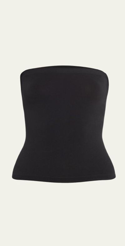 Wolford Fatal Matte Velvet Knit Tube Top