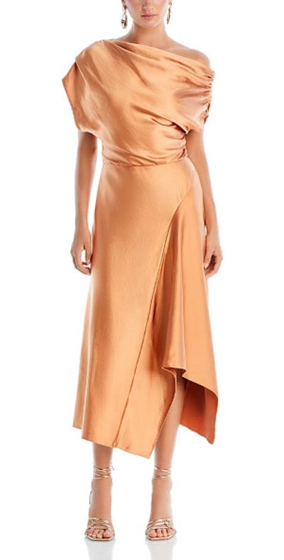 knee length dresses for ladies A.L.C. Natalie Midi Dress