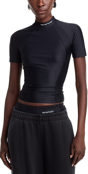 Alexanderwang.t - alexanderwang. t Mock Neck Rash Guard