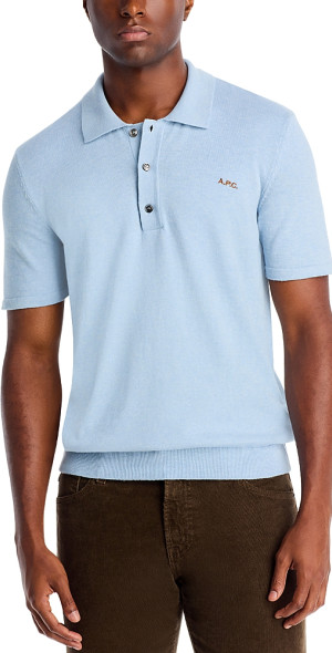 A.P.C. - Man - Blue - Polo Shirt main image 0