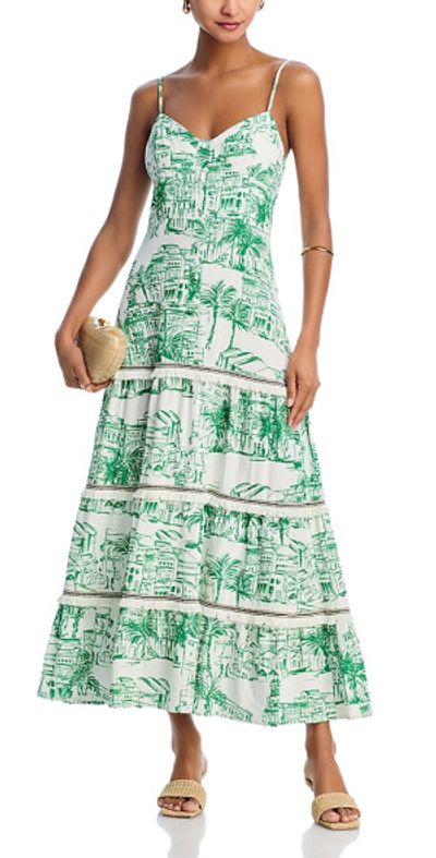 bloomingdales aqua dresses Simple Maxi Dress with Slits