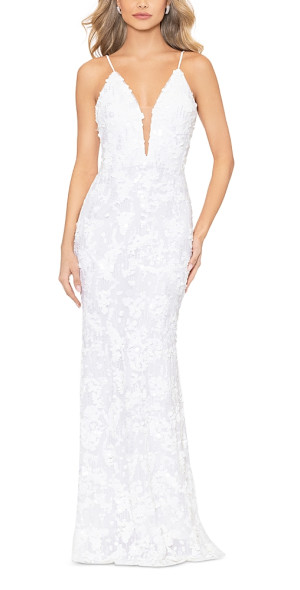 Hera Embellished gown - Aqua