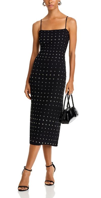 aqua black dress bloomingdale's AQUA Lace Cocktail Midi Dress - Exclusive