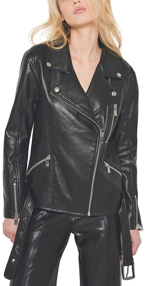 As By Df - As by Df Brando Recycled Leather Boyfriend Jacket