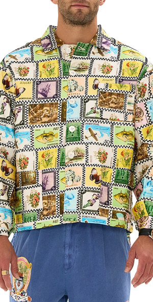 PANELLED WRAP KAFTAN MY PORTO PEN PAL