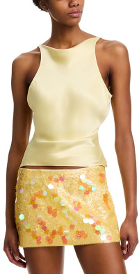Danielle Guizio Danielle Guizio Regine Cowl Neck Top