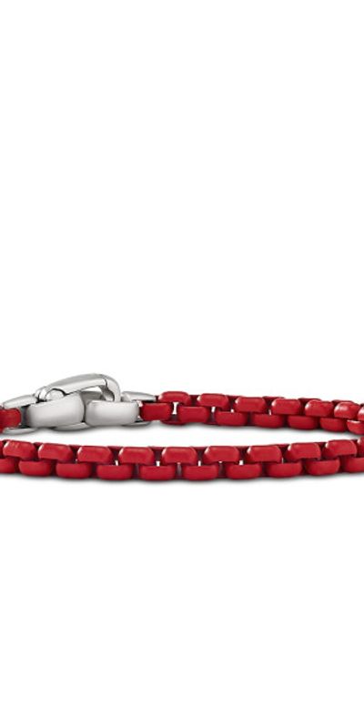 David Yurman Men's Box Chain Bracelet in Sterling Silver with