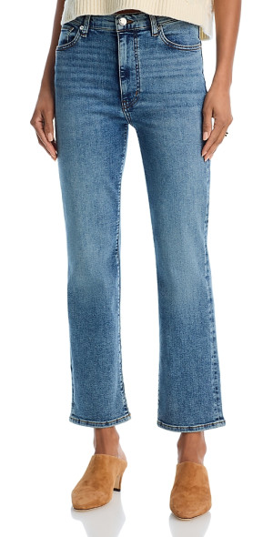 Frame - Le Sleek High Rise Straight Jeans in Vice