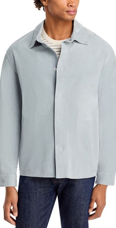 Frame Frame Men's Long Sleeve Suede Shirt