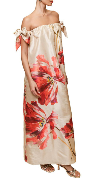 Hutch - Teal Hibiscus Indy Dress