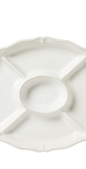 Berry & Thread Whitewash Crudité Platter - By Juliska