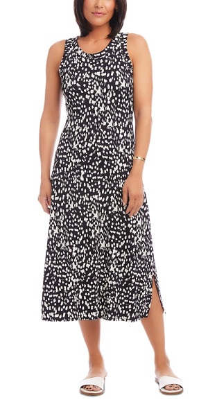 Karen Kane Brigitte Strolling Midi Dress Black Size XS main image 0