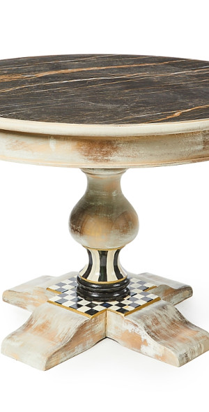 Mackenzie-childs - Mackenzie-Childs Tuscan Farm 39 Round Pedestal Table