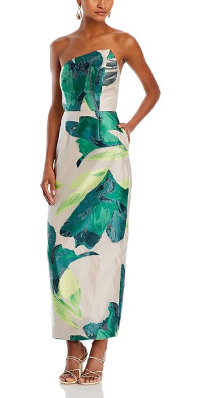Milly - Asymetrical Tropical Midi Dress Milly - Asymetrical Tropical Midi Dress