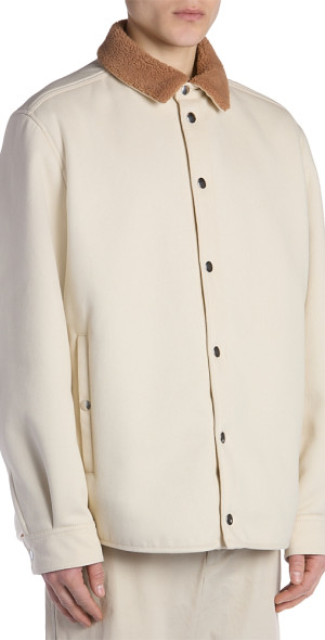 Moncler - Fleece Collar Shirt Jacket