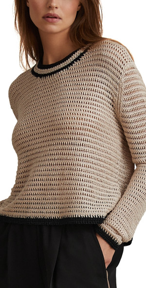 reiss astrid shawl collar sweater