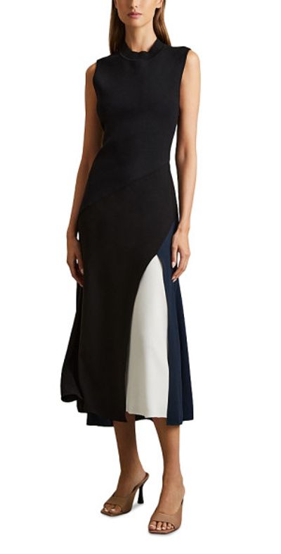 Reiss - Faro Hybrid Midi Dress