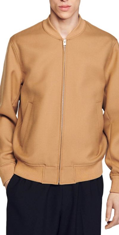 Sandro Sandro New Teddy Varsity Jacket