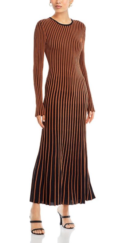 brown dress 3t Chocolate Brown Sleeve and Neck Gathered Dress — Cotton Girls Dress main image 0