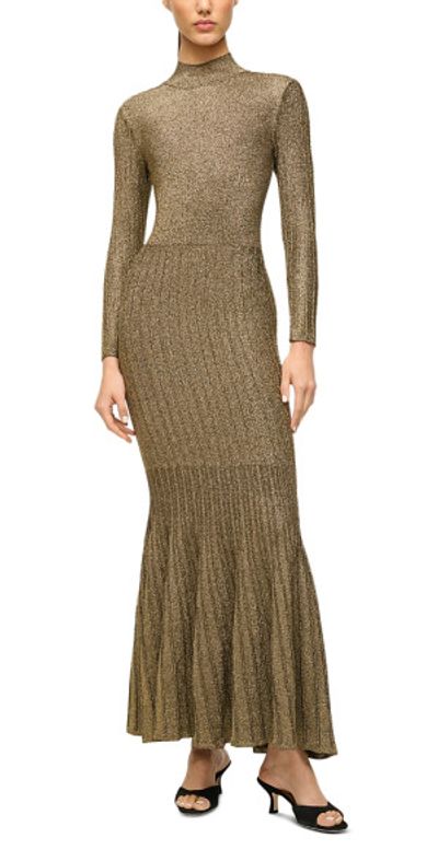 long sleeve short maroon dress Long-Sleeve La Femme Short Sequin Party Dress Black / 4 main image 1