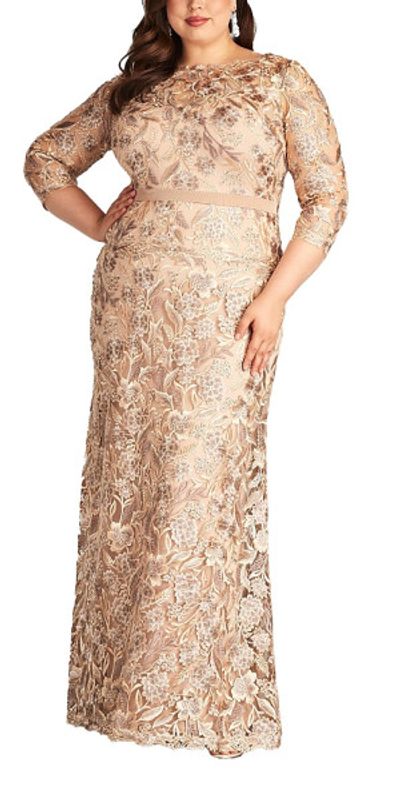 green emerald velvet dress Tadashi Shoji BSW22005L main image 1