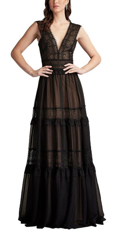 tadashi shoji embroidered dress Tadashi Shoji CDY24229L