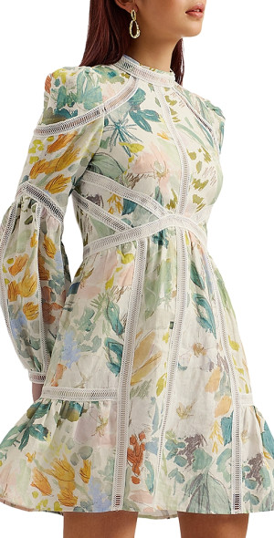 Ted Baker - Tealan Linen Floral Mini Dress