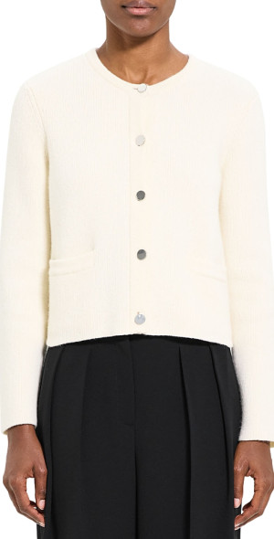 Theory - Classic Knit Sweater Jacket