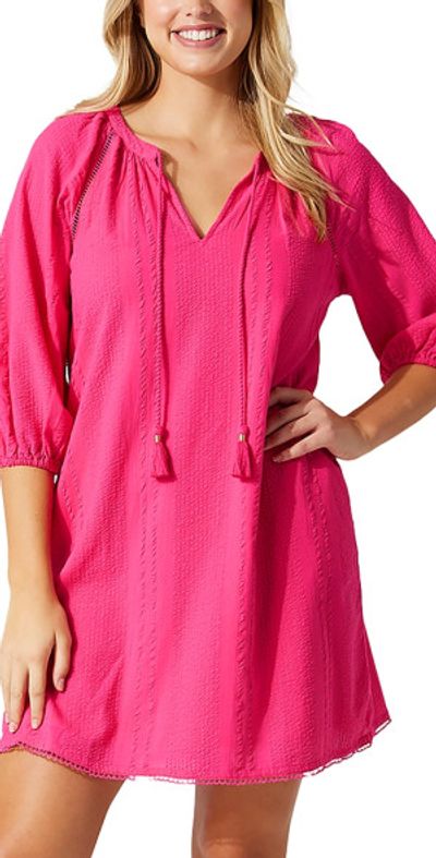 tommy bahama pink dress Tommy Bahama Beach Terry Shift Dress in Pink