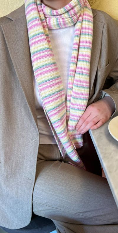 Djerf Avenue Scarf Rainbow