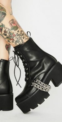midnight baddie behavior platform boots