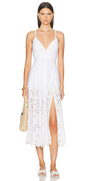 Charo Ruiz Ibiza Women's Marlin Long Dress White