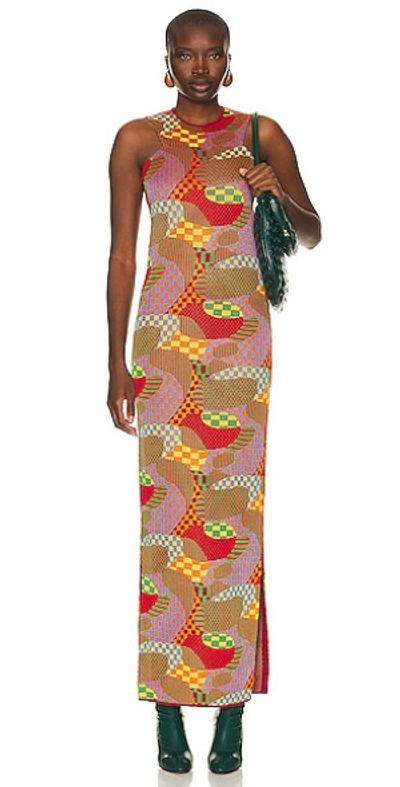 Emilio Pucci Viscose Jacquard Long Dress