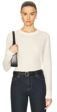 Enza Costa - Linen Cotton Longsleeve Sweater Tee