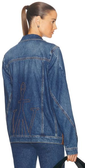 【JW ANDERSON】TWISTED DENIM JACKET JW Anderson Twisted Denim Jacket | Blue | FARFETCH