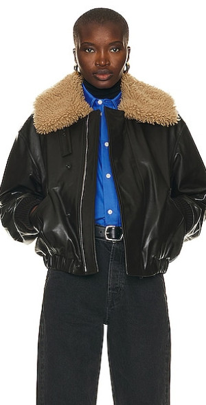 Lemaire - Shearling Leather Blouson Jacket